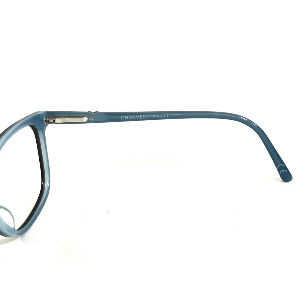 Charmed Eyewear Eyeglasses Frames CM4008 Brown Blue Cat Eye Full Rim 53-15-140